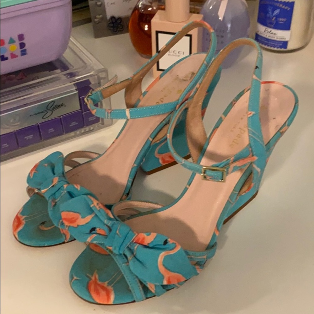 Kate Spade Flamingo Sandals.